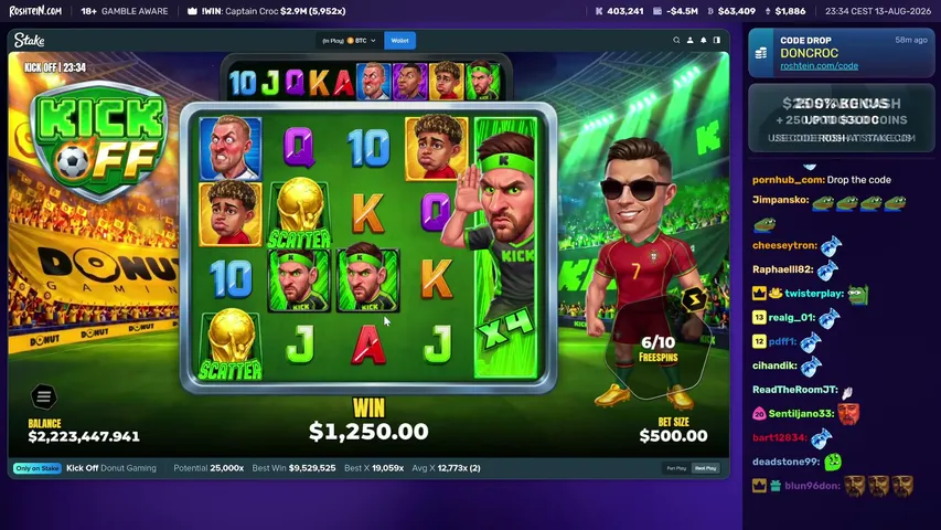 ROSHTEIN playing Slots & Casino - Live Casino Stream