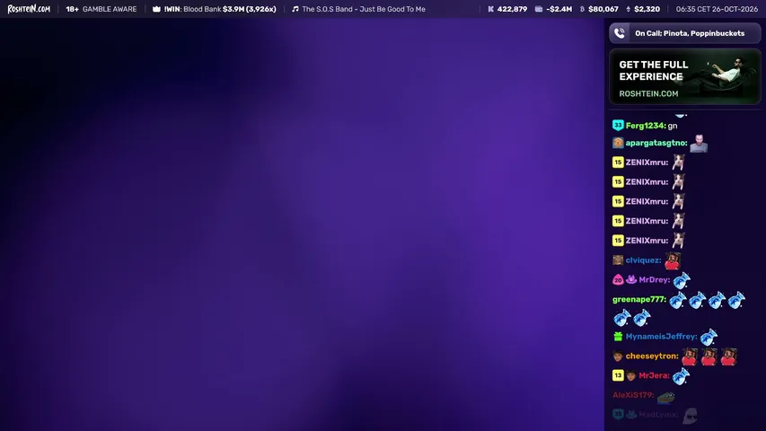 roshtein live stream