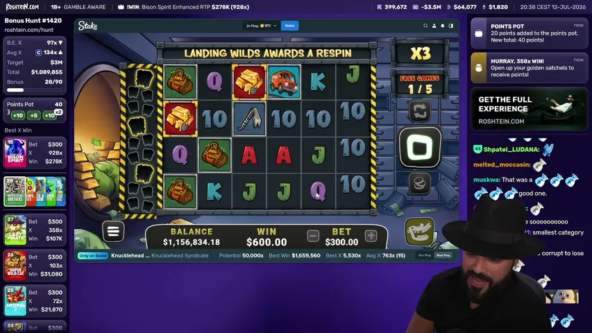 ROSHTEIN playing Slots & Casino - Live Casino Stream
