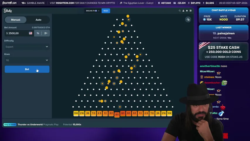 ROSHTEIN playing Slots & Casino - Live Casino Stream