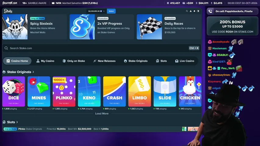 ROSHTEIN playing Slots & Casino - Live Casino Stream