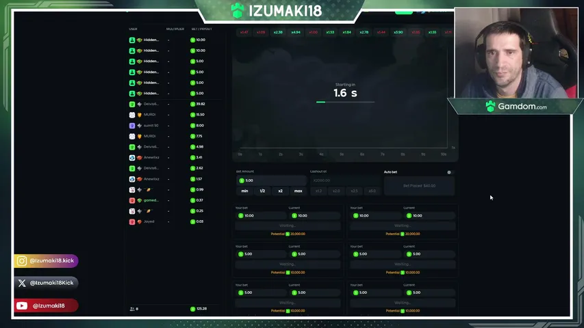 izumaki18 playing Slots & Casino - Live Casino Stream