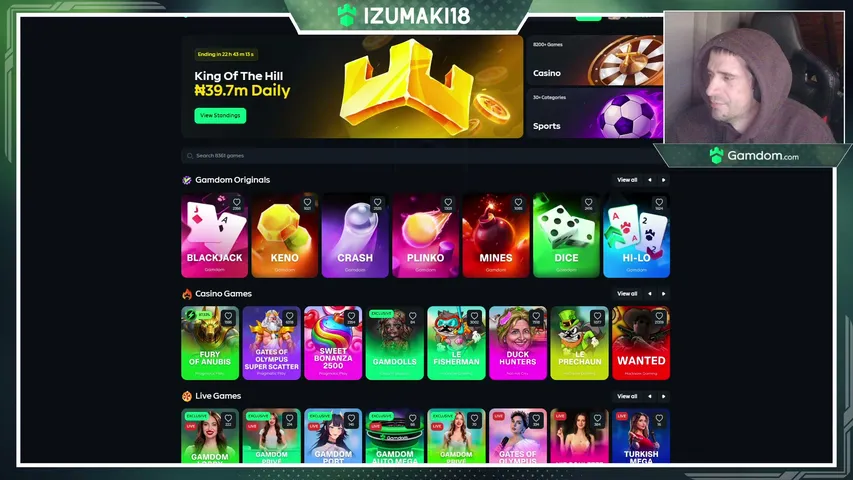 izumaki18 playing Slots & Casino - Live Casino Stream