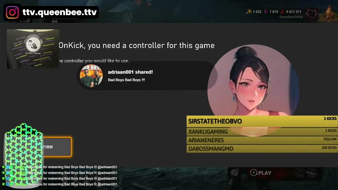 Queenbeesonkick live