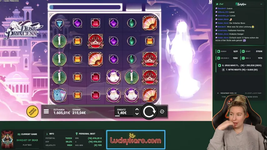 bossi-princessa playing Slots & Casino - Live Casino Stream