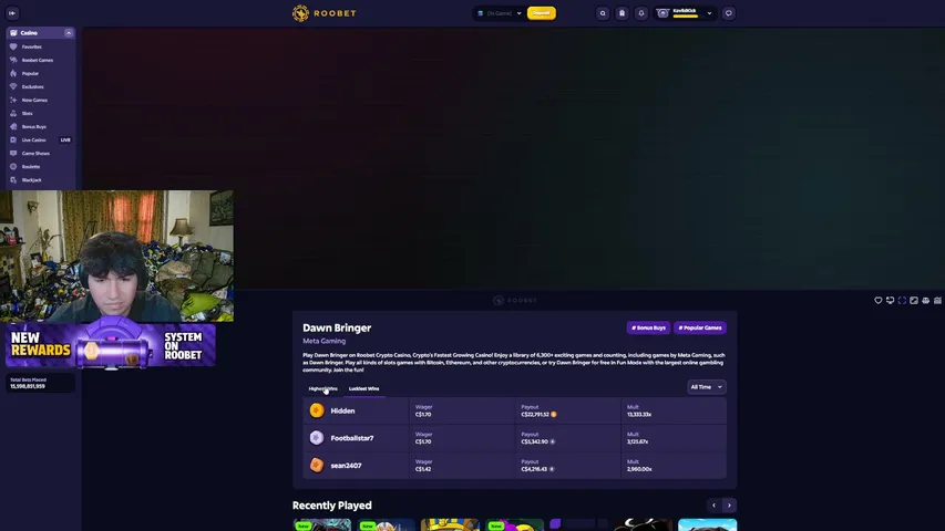 koviid playing Slots & Casino - Live Casino Stream