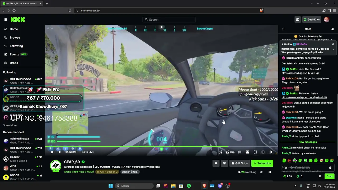 WHIZZER_8 live