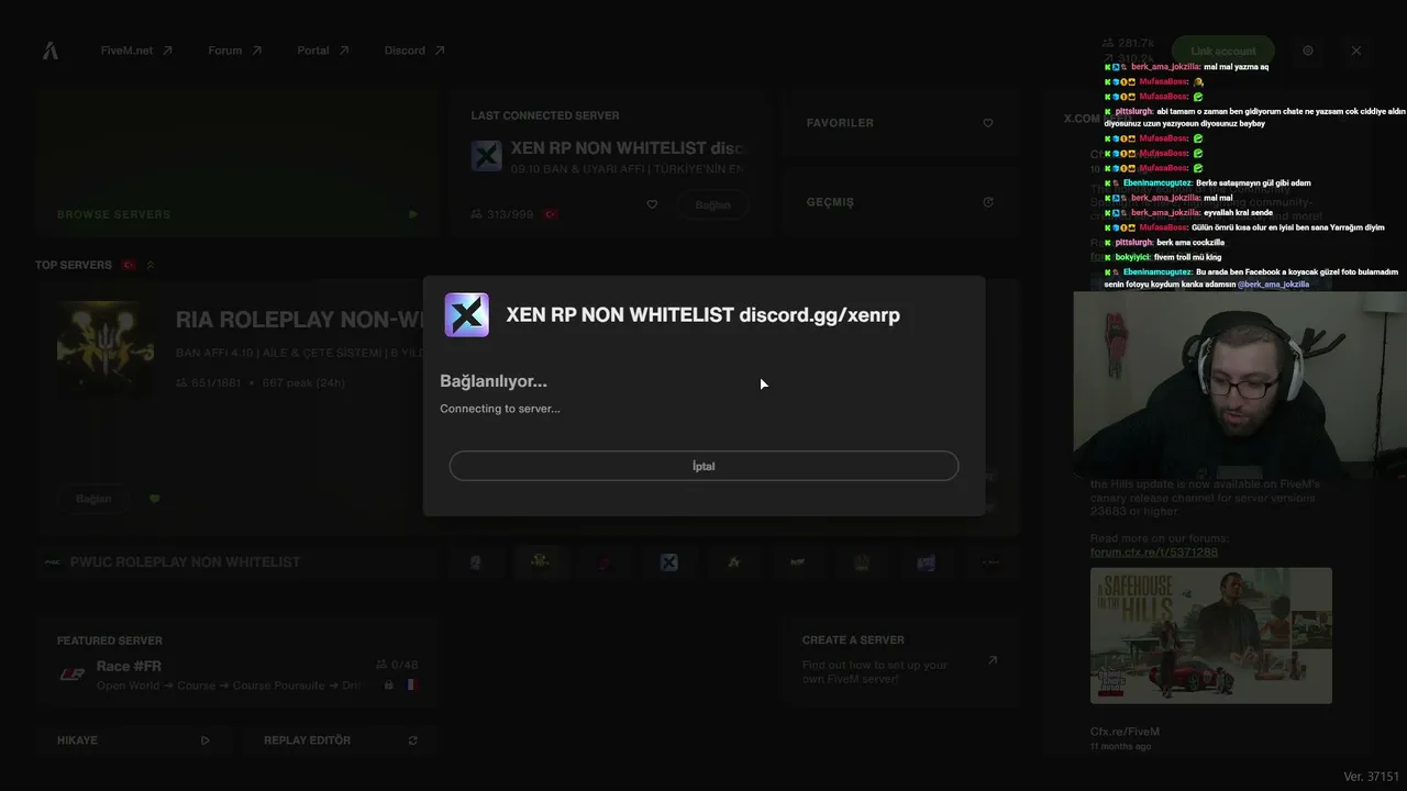 sreact live stream