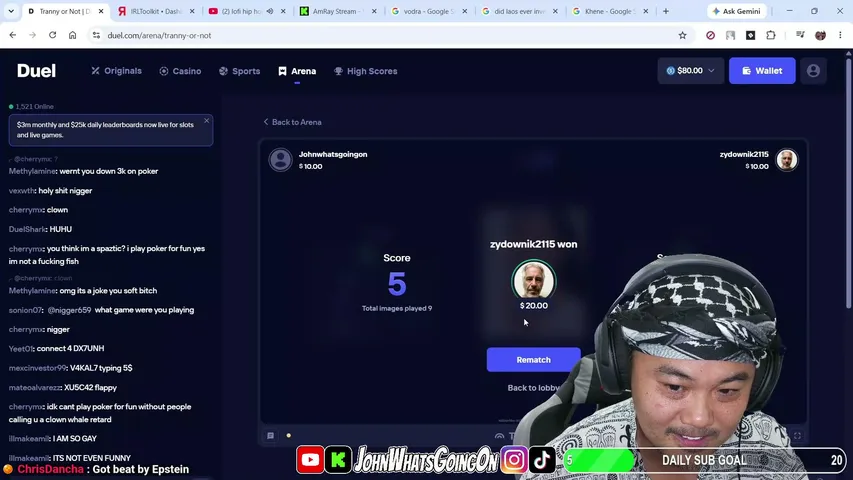 johnwhatsgoingon playing Slots & Casino - Live Casino Stream