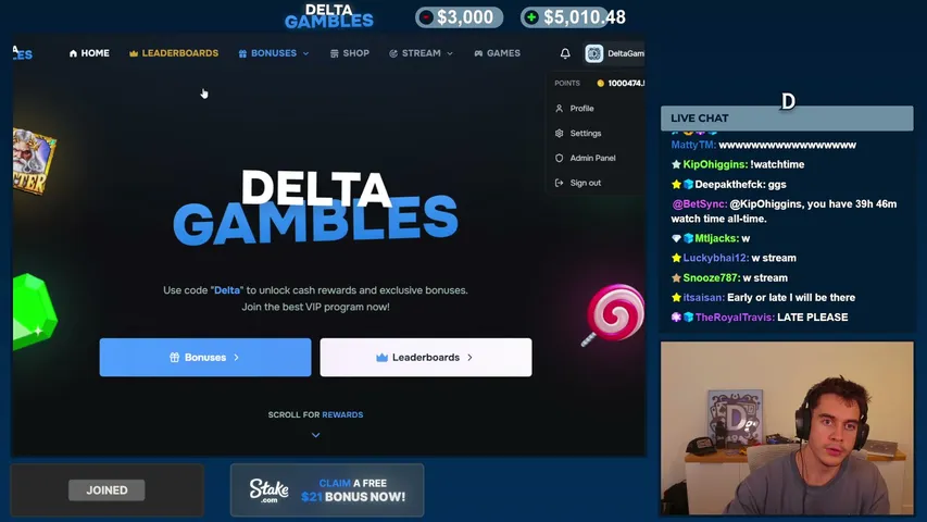 deltagambles playing Slots & Casino - Live Casino Stream