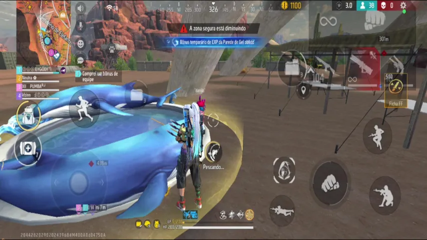 JOGANDO FREE FIRE | Venha se divertir comigo!