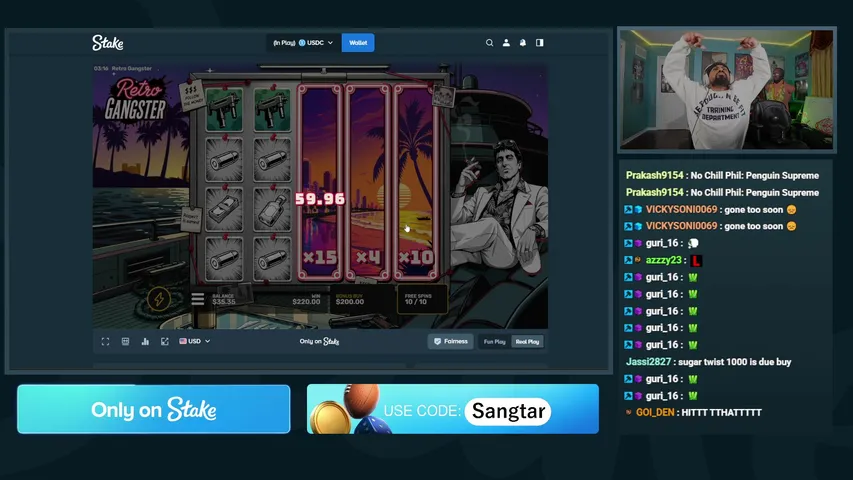 sangtar playing Slots & Casino - Live Casino Stream