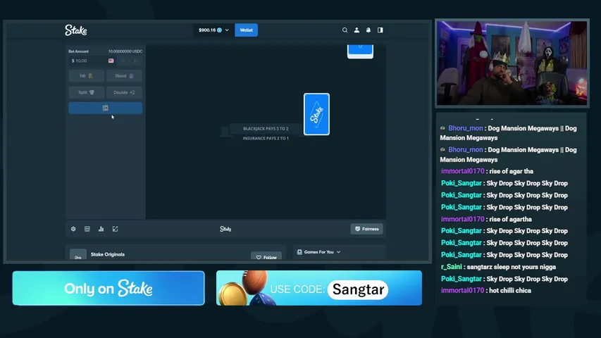 sangtar playing Slots & Casino - Live Casino Stream