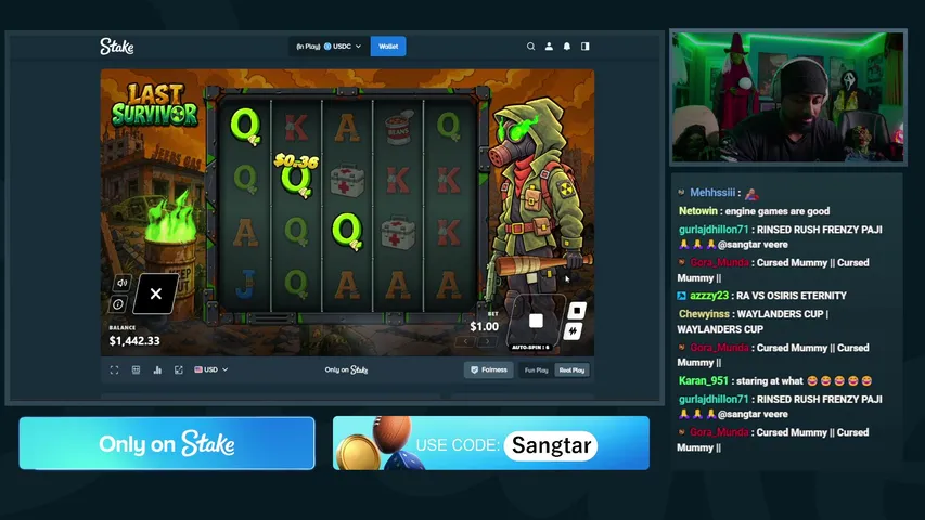 sangtar playing Slots & Casino - Live Casino Stream