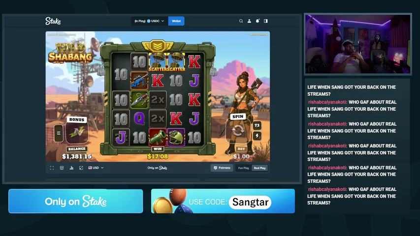 sangtar playing Slots & Casino - Live Casino Stream