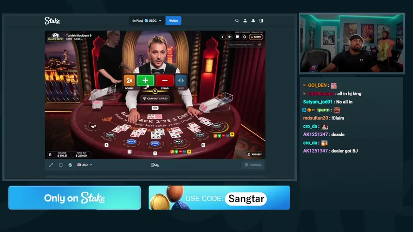 sangtar playing Slots & Casino - Live Casino Stream