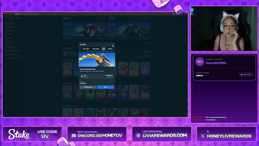 honeyliv playing Slots & Casino - Live Casino Stream