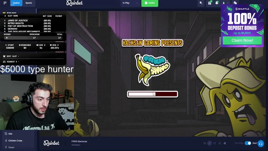 crisprain playing Slots & Casino - Live Casino Stream