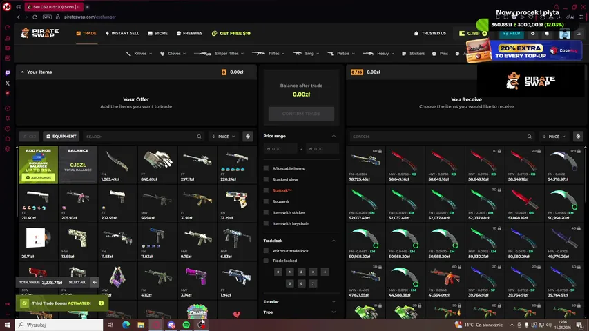 ONBEAT.GG | Poranne farmienie | GIVEAWAY NA !dc | !giveaway !casehug !pirate !dc #ad