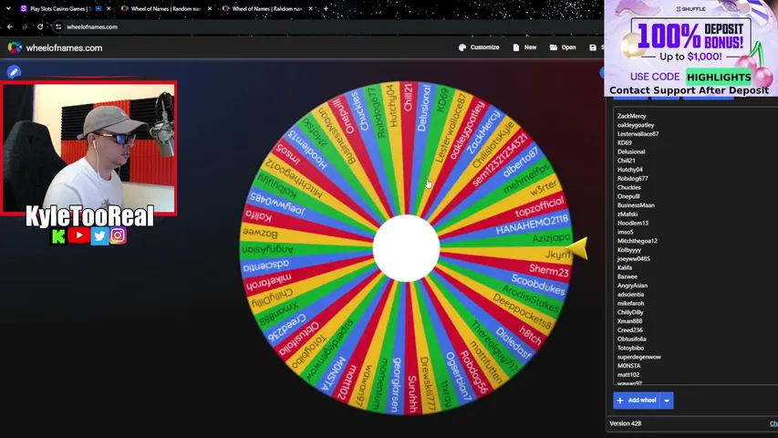 KyleTooReal playing Slots & Casino - Live Casino Stream