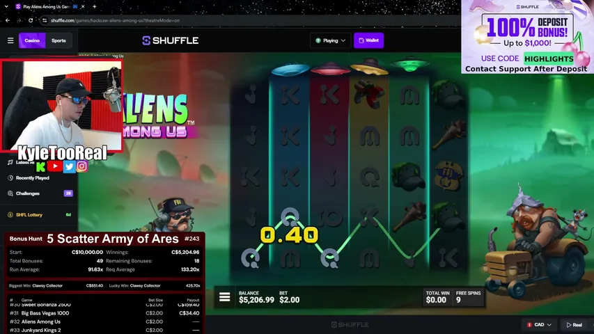 kyletooreal playing Slots & Casino - Live Casino Stream