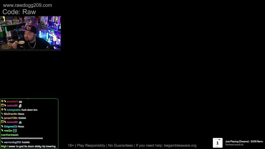 rawdogg209 playing Slots & Casino - Live Casino Stream