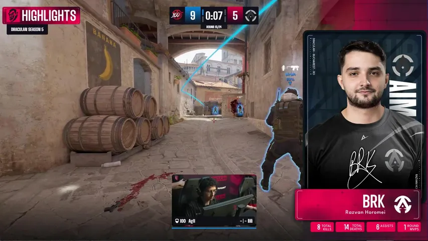 AIMCLUB v 100 Thieves Roobet | DAY 2 | DraculaN #5