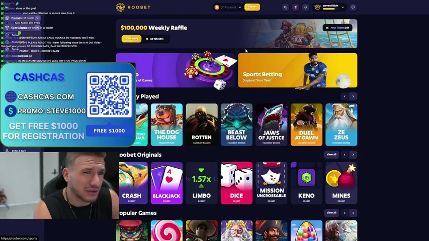 stevxewilpldtoit playing Slots & Casino - Live Casino Stream