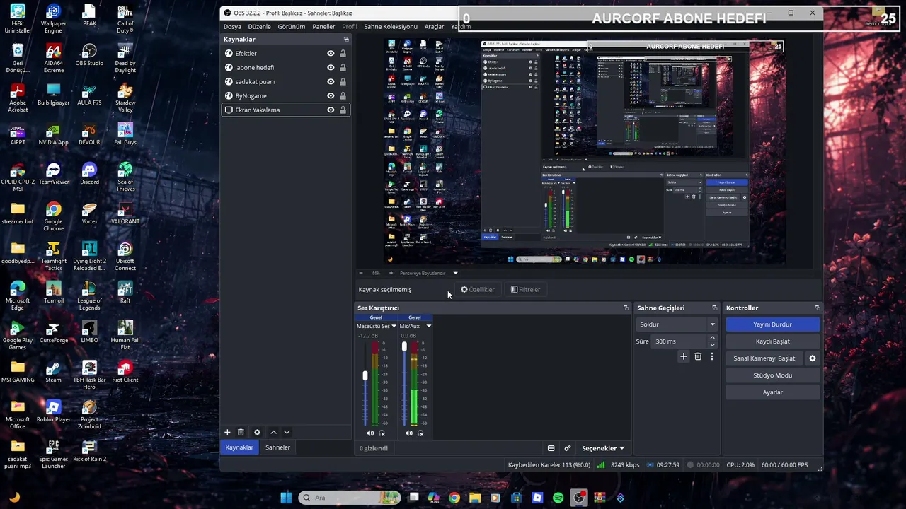AurCorf live