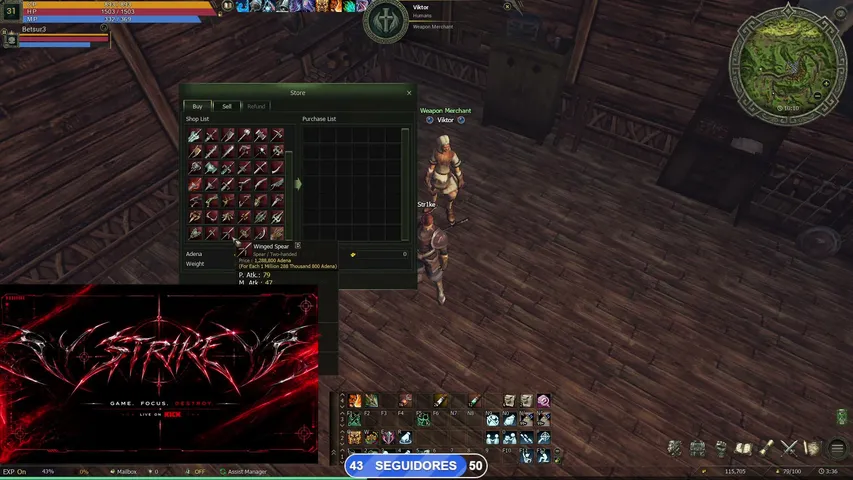 strike19922 Lineage 2 stream image