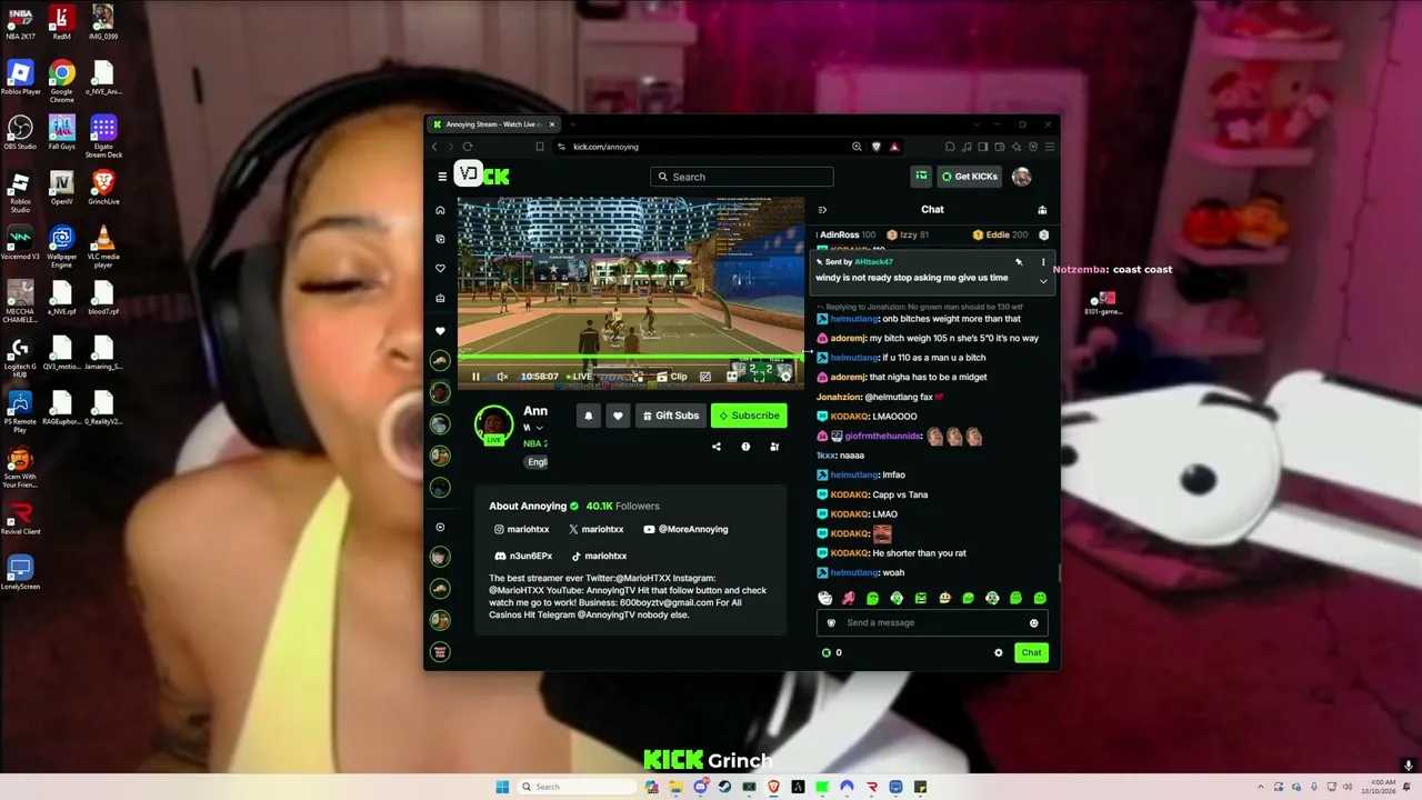 Grinch live stream