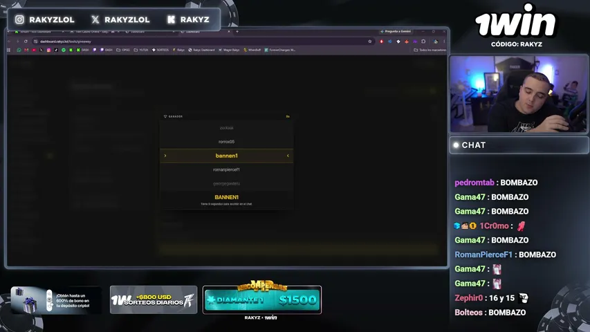 Rakyz playing Slots & Casino - Live Casino Stream