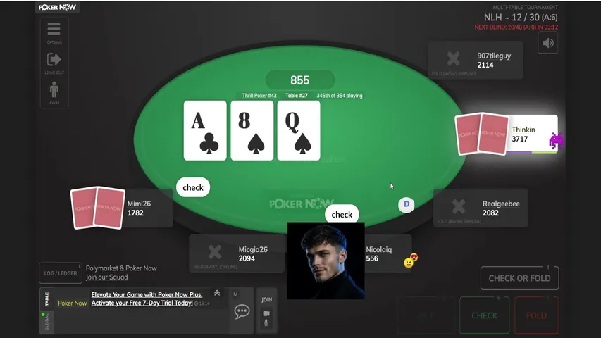 nicolaiman playing Poker - Live Casino Stream