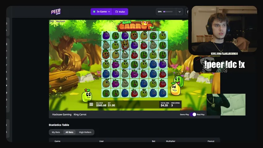 damiangringo playing Slots & Casino - Live Casino Stream