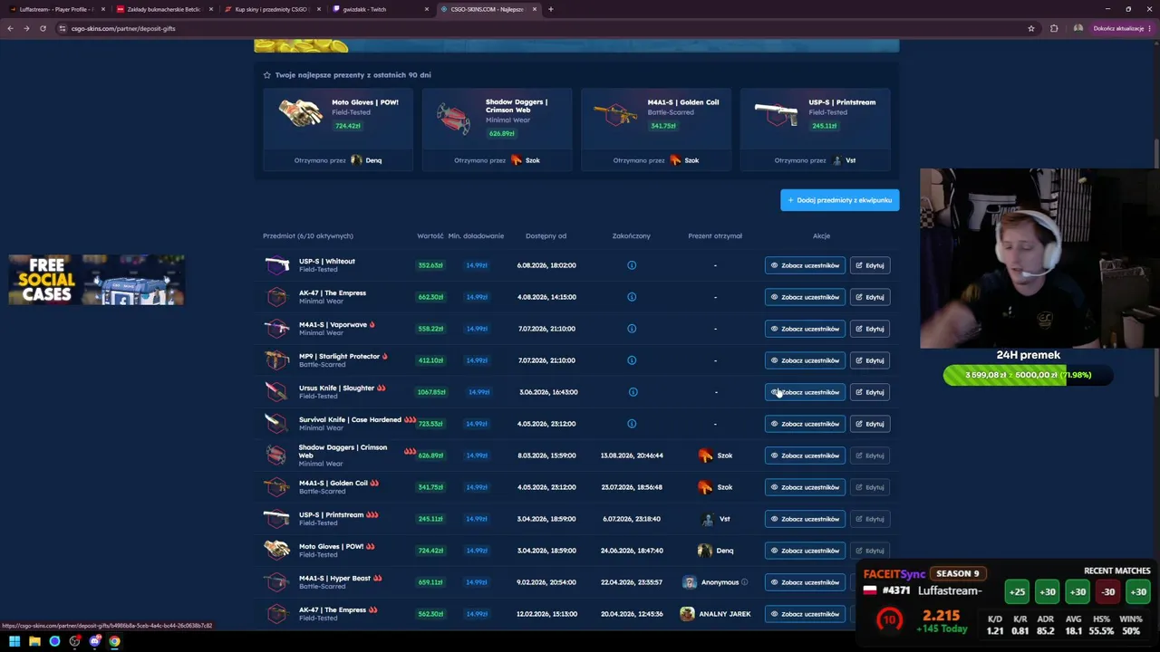 Luffastream live
