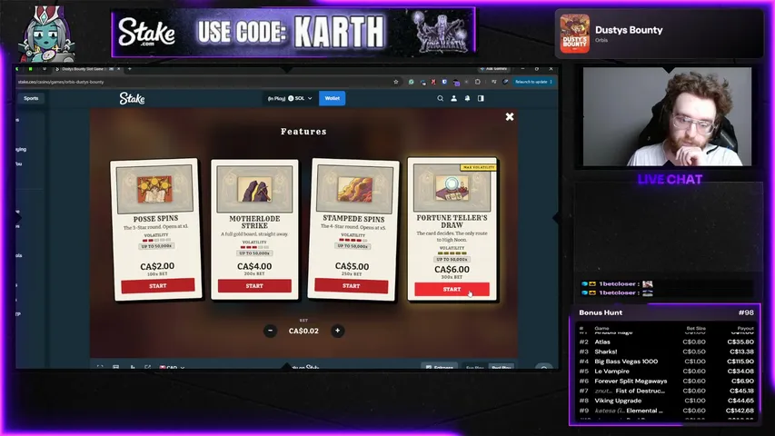 yungkarth playing Slots & Casino - Live Casino Stream