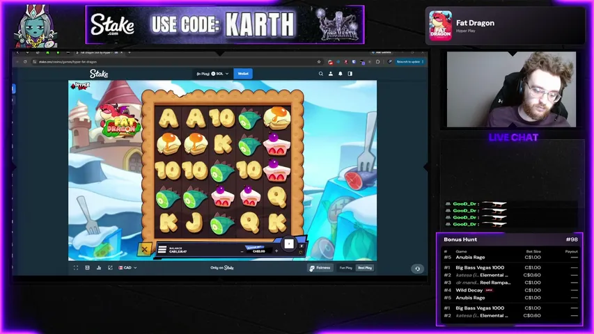 yungkarth playing Slots & Casino - Live Casino Stream