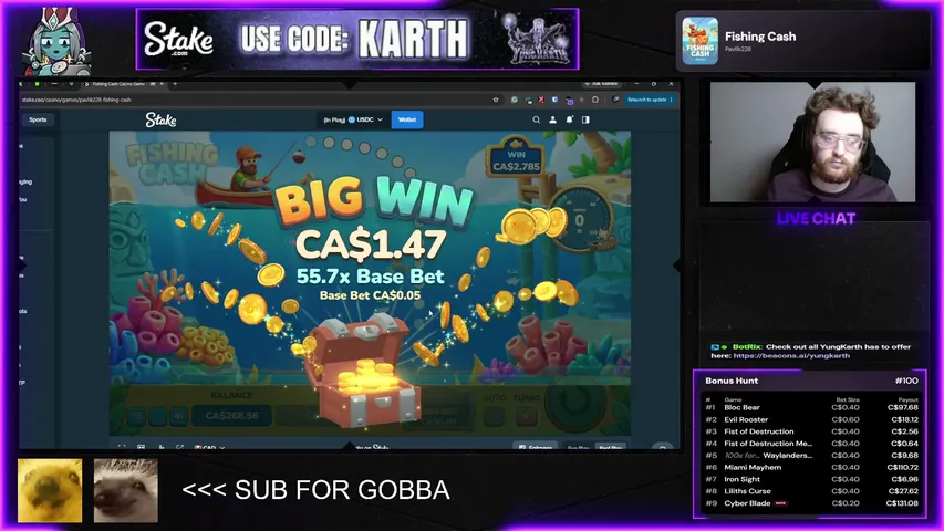 yungkarth playing Slots & Casino - Live Casino Stream