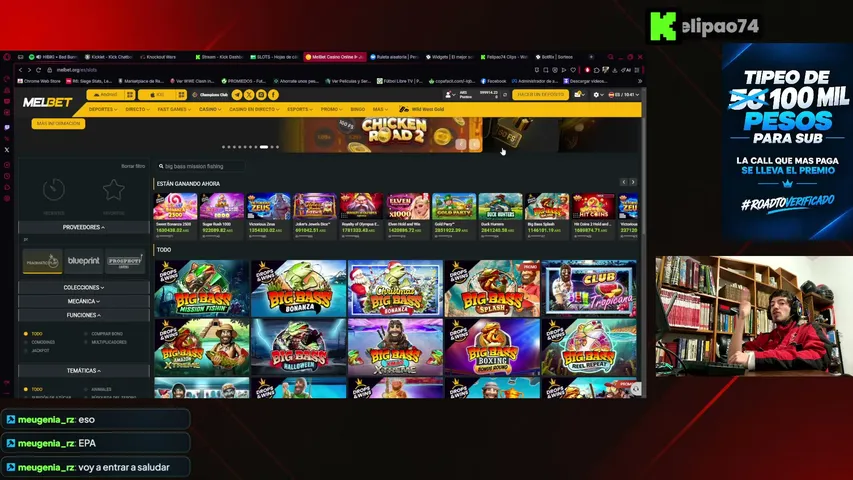 felipao74 playing Slots & Casino - Live Casino Stream