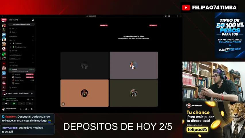felipao74 playing Slots & Casino - Live Casino Stream