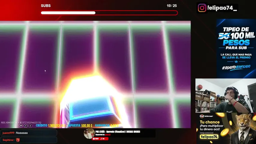 felipao74 playing Slots & Casino - Live Casino Stream