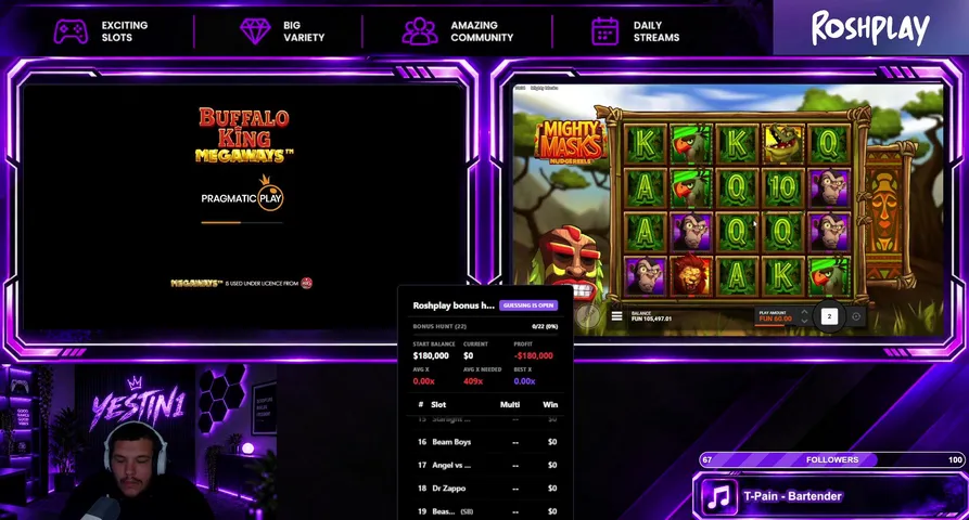 yestin1 playing Slots & Casino - Live Casino Stream