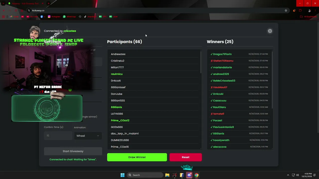 crissstea live stream