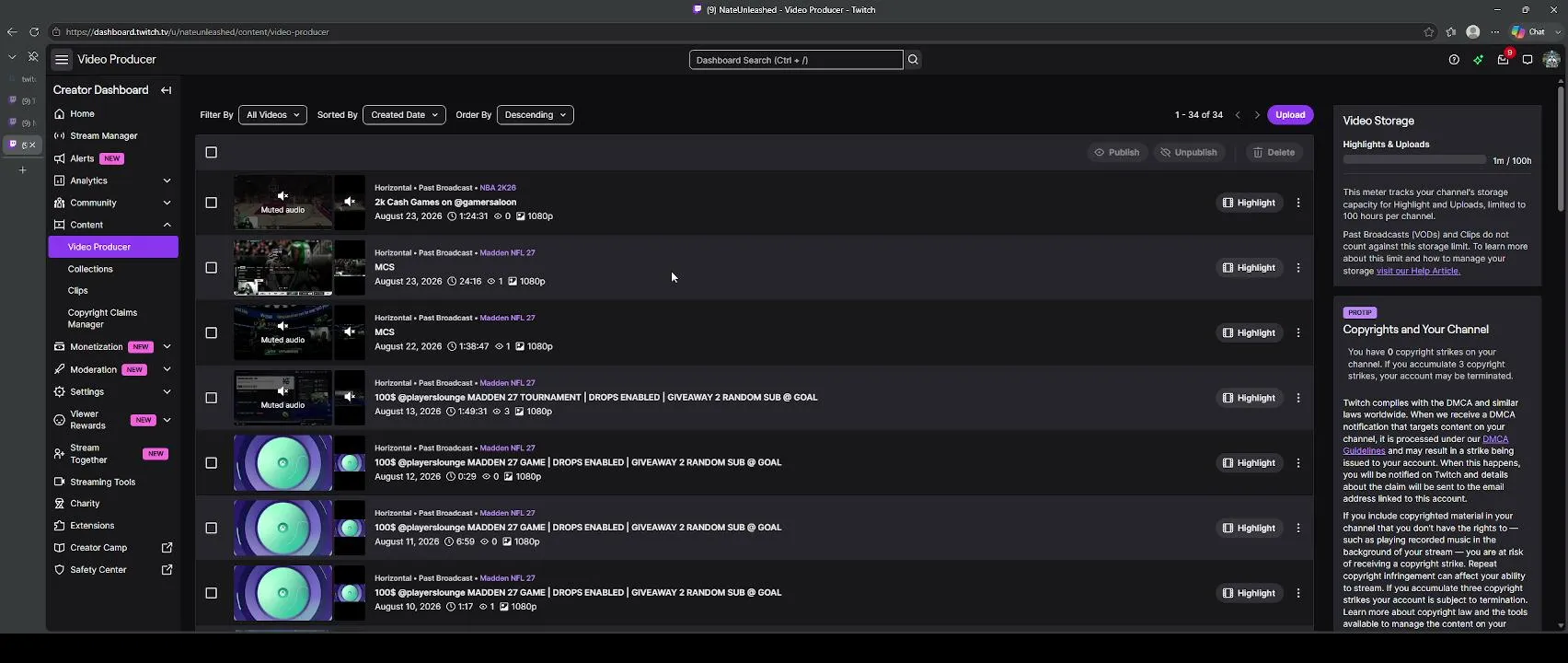 NateUnleashed live