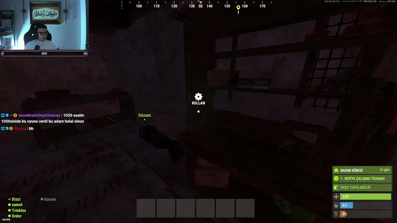 GELENEKSEL KNGL RUST HÜSAM TEAM  | !insta !komutlar !takımlar