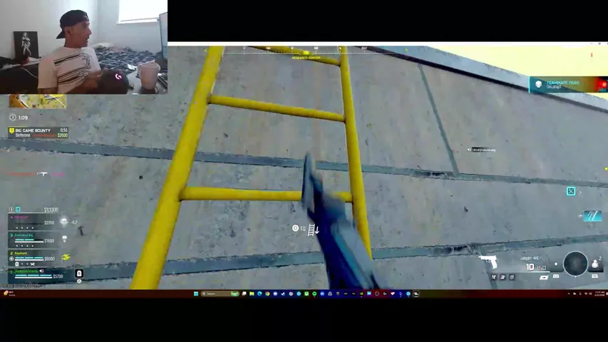 a lil bit of cod for a few, just running with randoms trolling them with in game voice changer