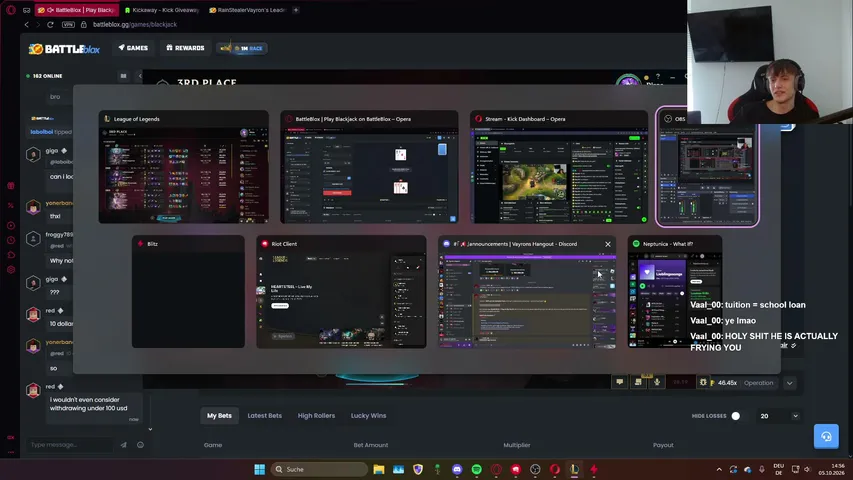 vayronlive playing Slots & Casino - Live Casino Stream