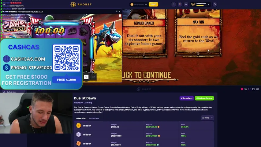 stevxewilkldpoit playing Slots & Casino - Live Casino Stream