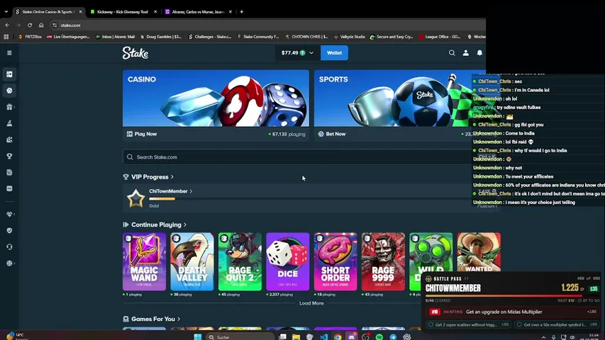 fulkes playing Slots & Casino - Live Casino Stream