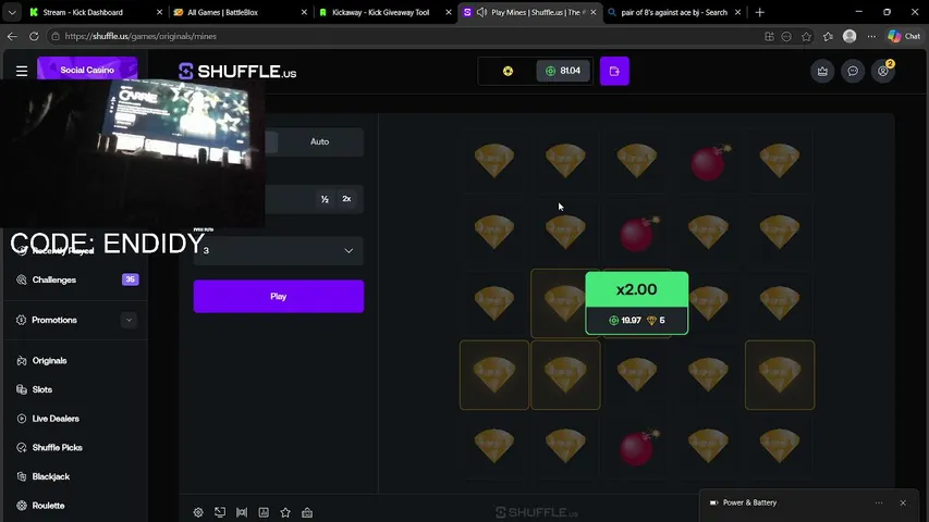 end1dy playing Slots & Casino - Live Casino Stream
